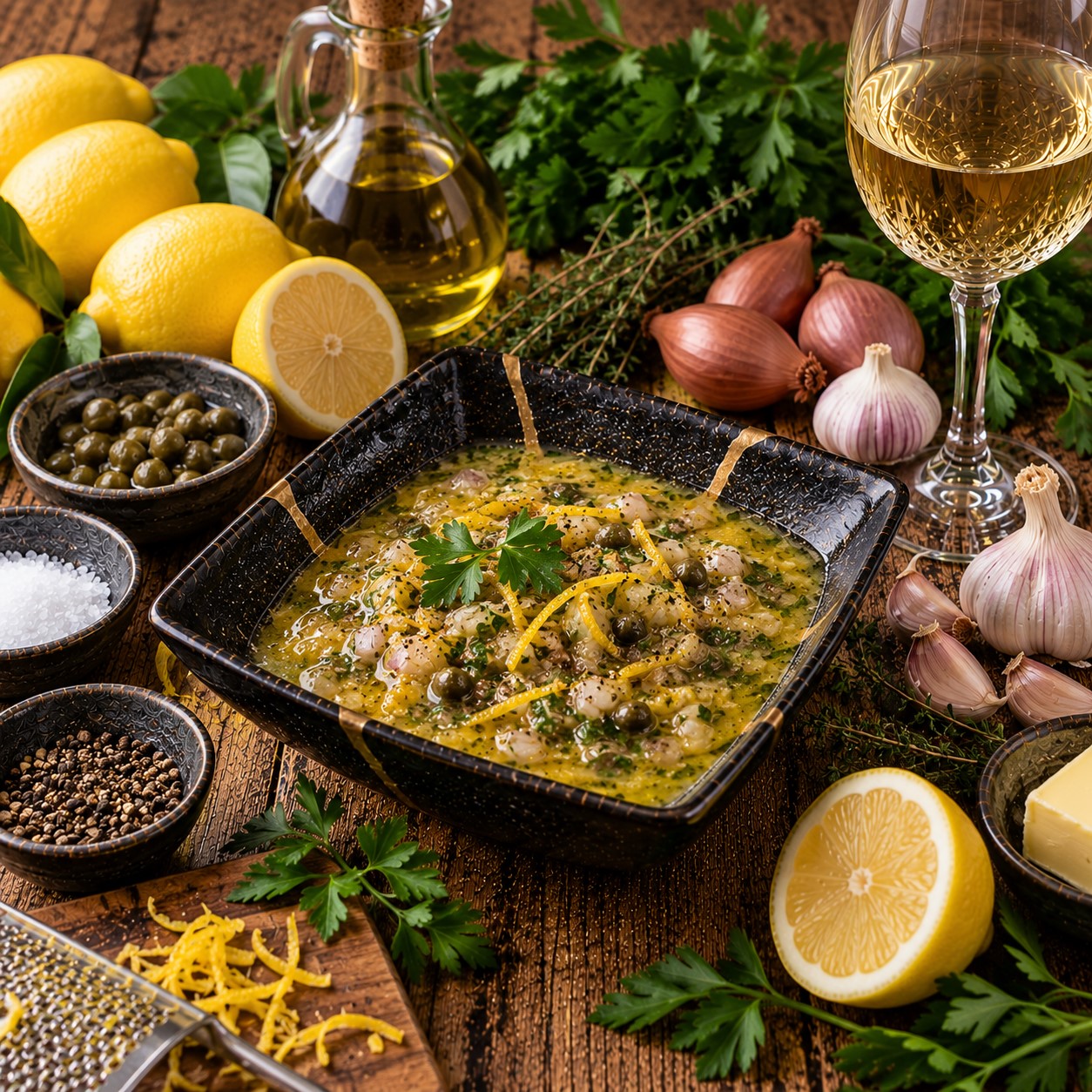 Sauce provençale au citron