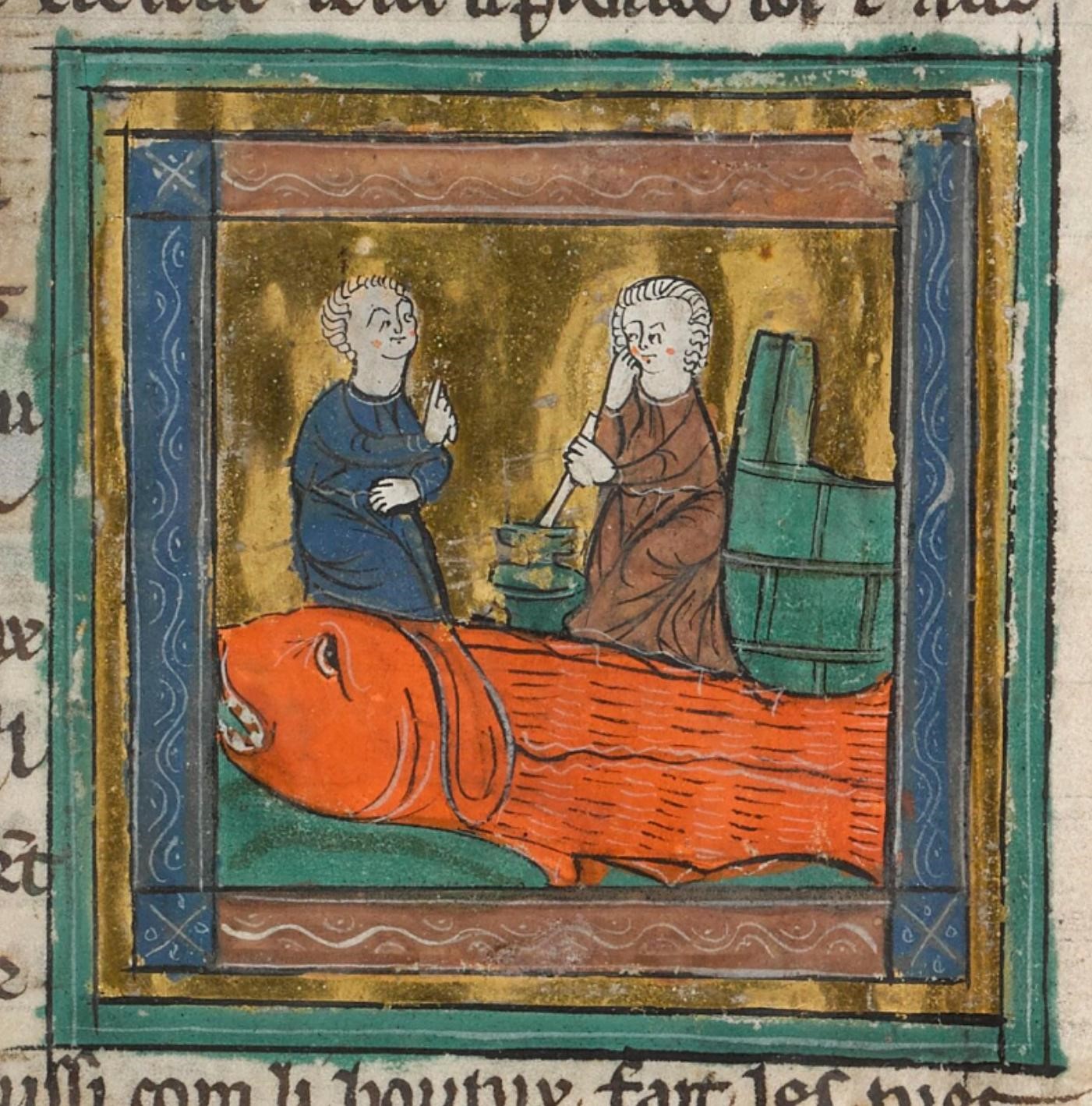 Poissons pochés et aïoli