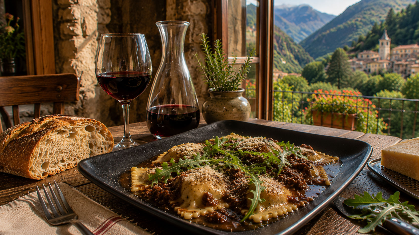 Raviolis niçois à la daube