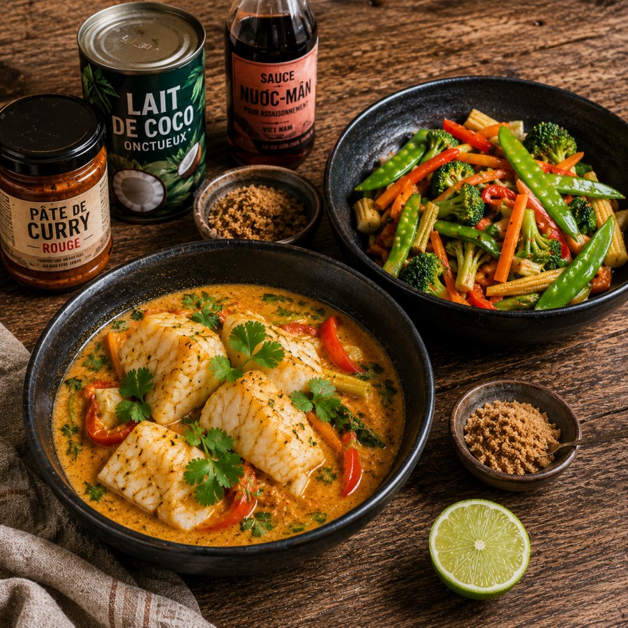 Curry de poisson