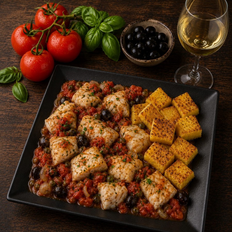 Poissons pochés à la tomate