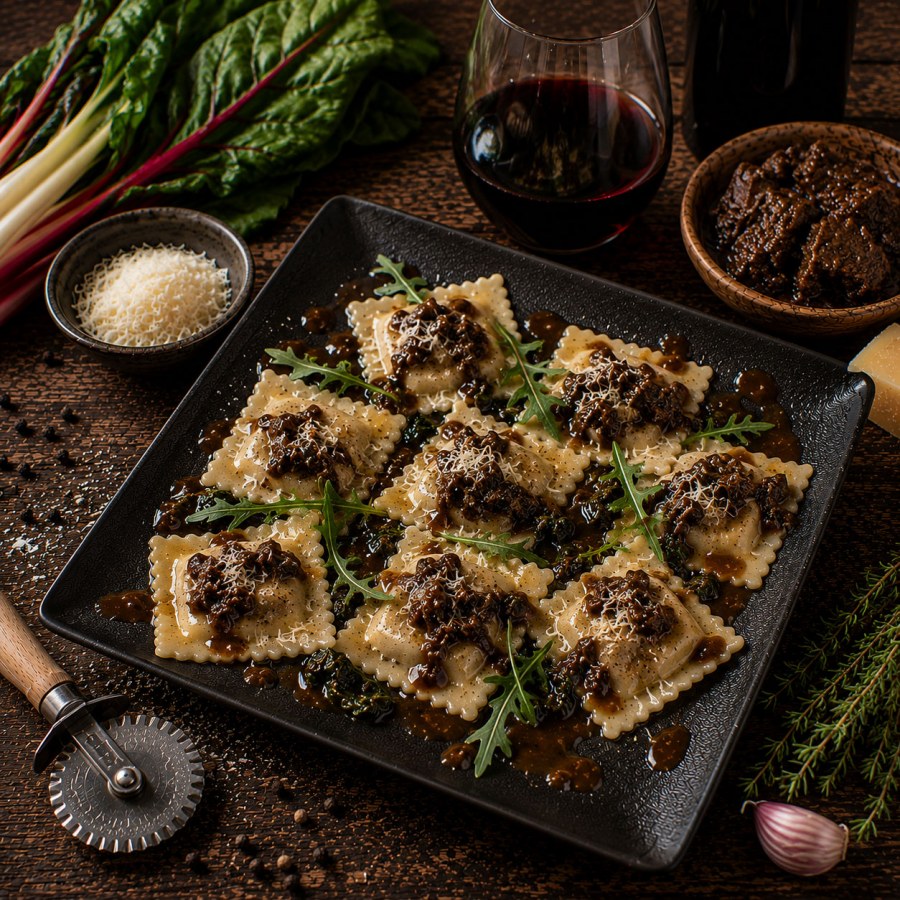 Raviolis niçois à la daube