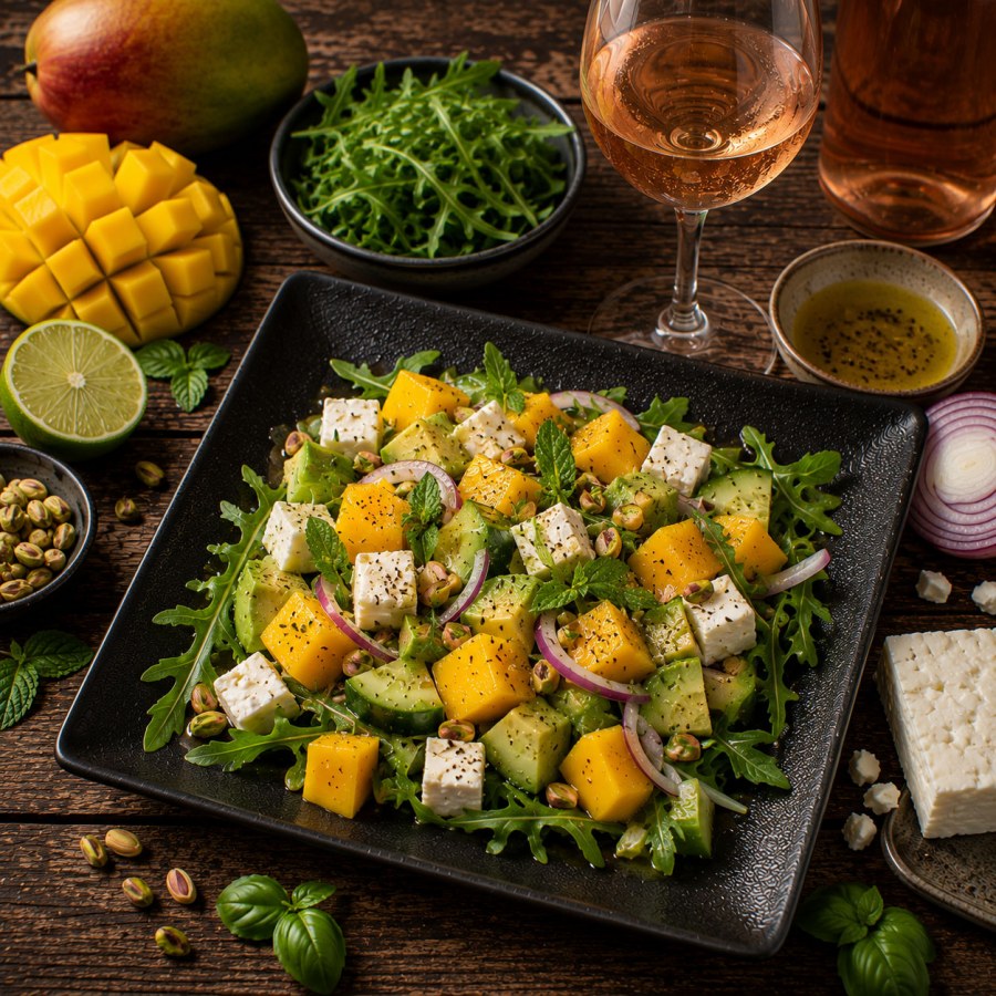 Salade de mangue et feta
