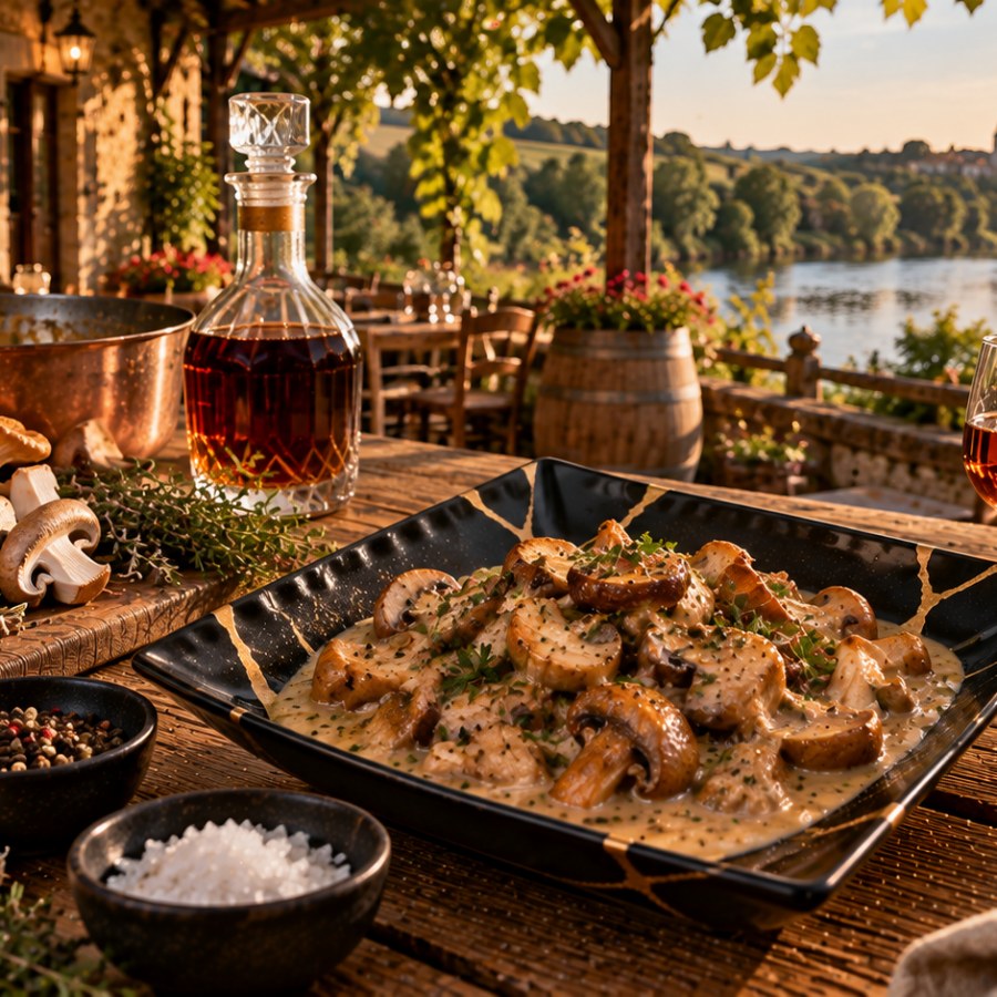 Sauce aux champignons et au porto